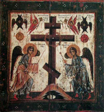 Прославление Креста. Икона XII в.